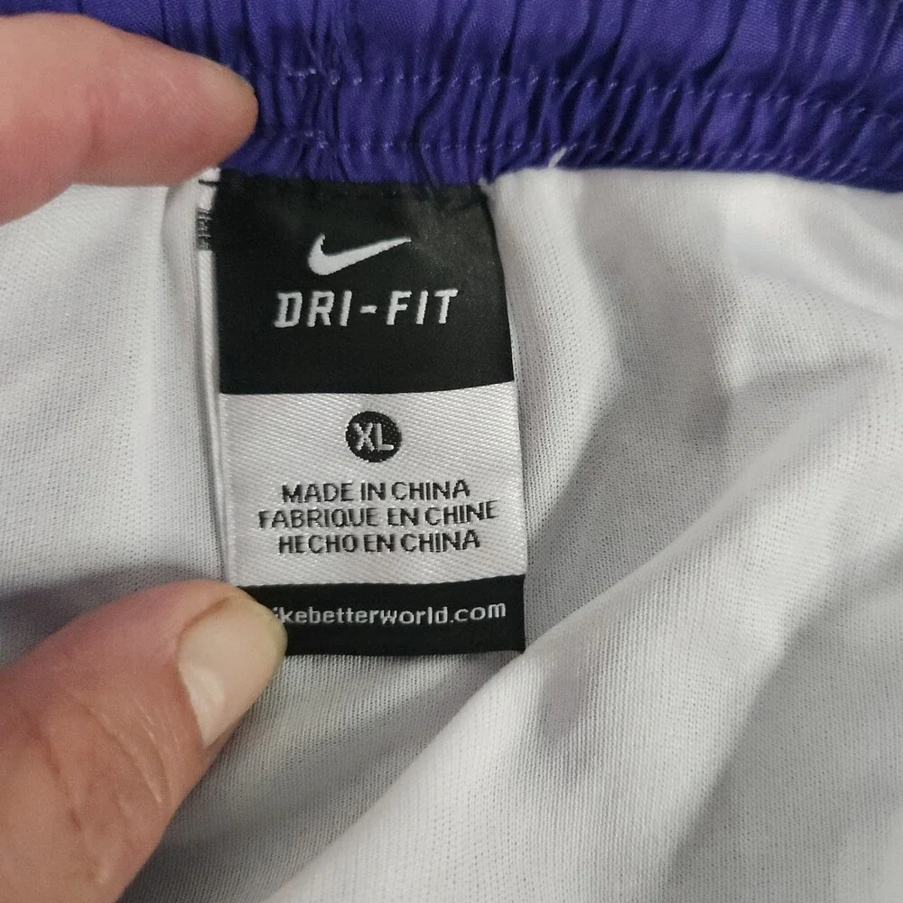 Nike Kansas State Wildcats Girls Tempo Shorts XL Purple White Athletic School